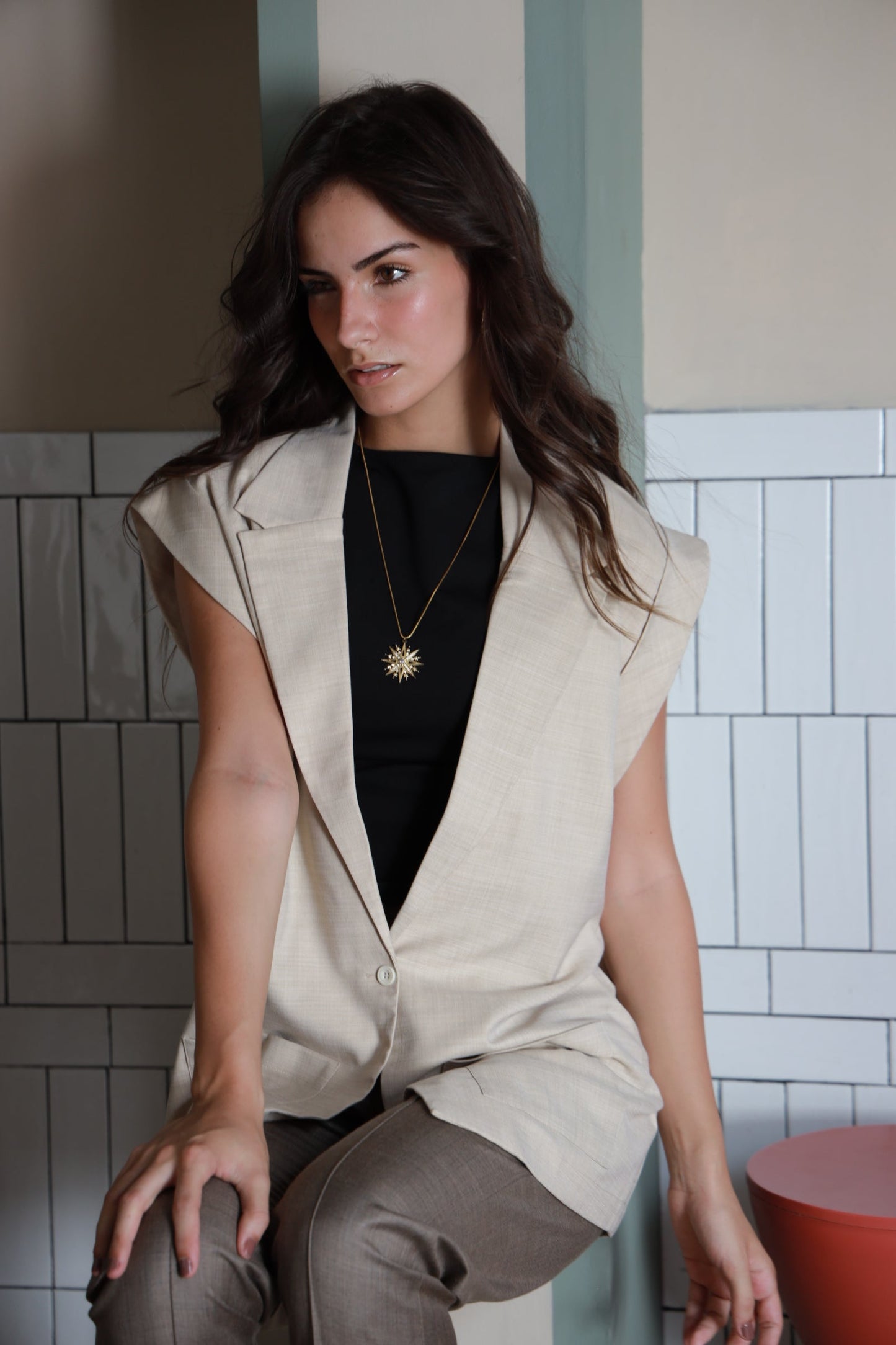 City Luxe wool-blend longline coat - Timeless by Waliya Noor