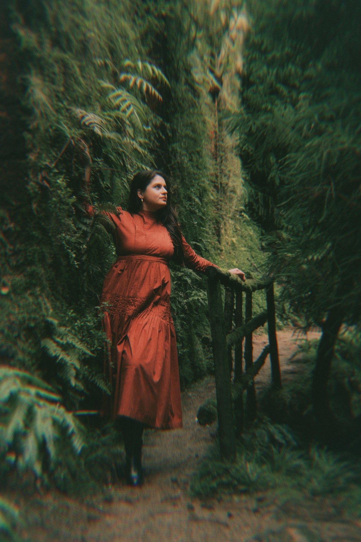 Pine & Cotton rust cotton dress - Timeless by Waliya Noor