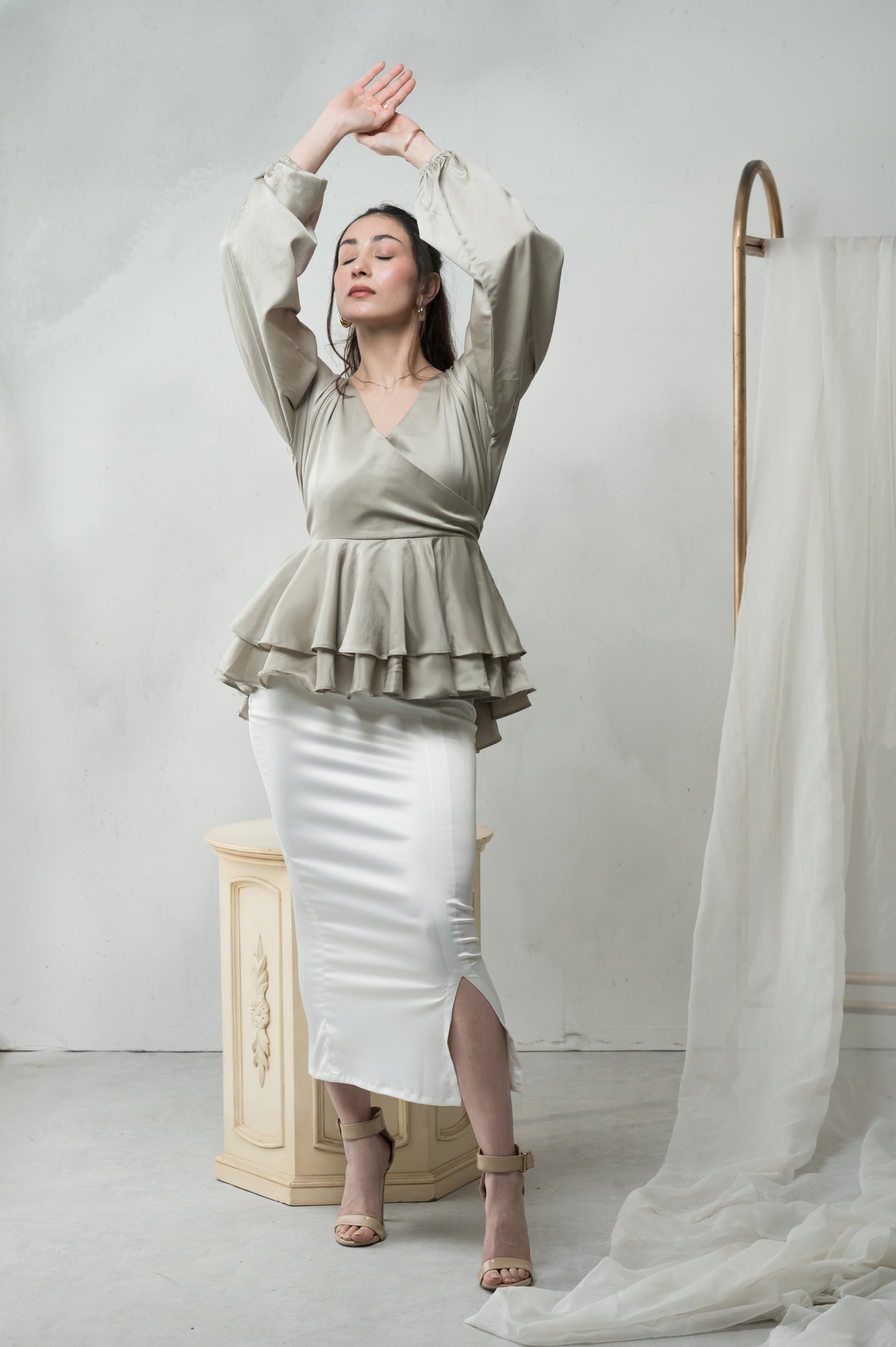 Celeste Skirt (Skirt only)-MLVEDA-Timeless by Waliya Noor