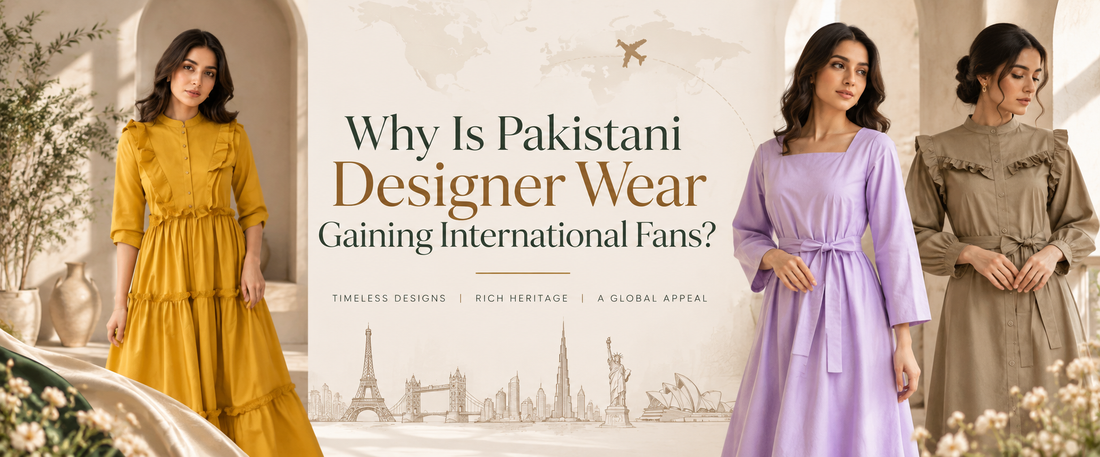 Why Is Pakistani Designer Wear Gaining International Fans?