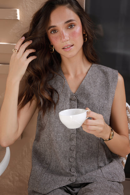 The Formal Edit Set (Vest & Pants)-Timeless by Waliya Noor