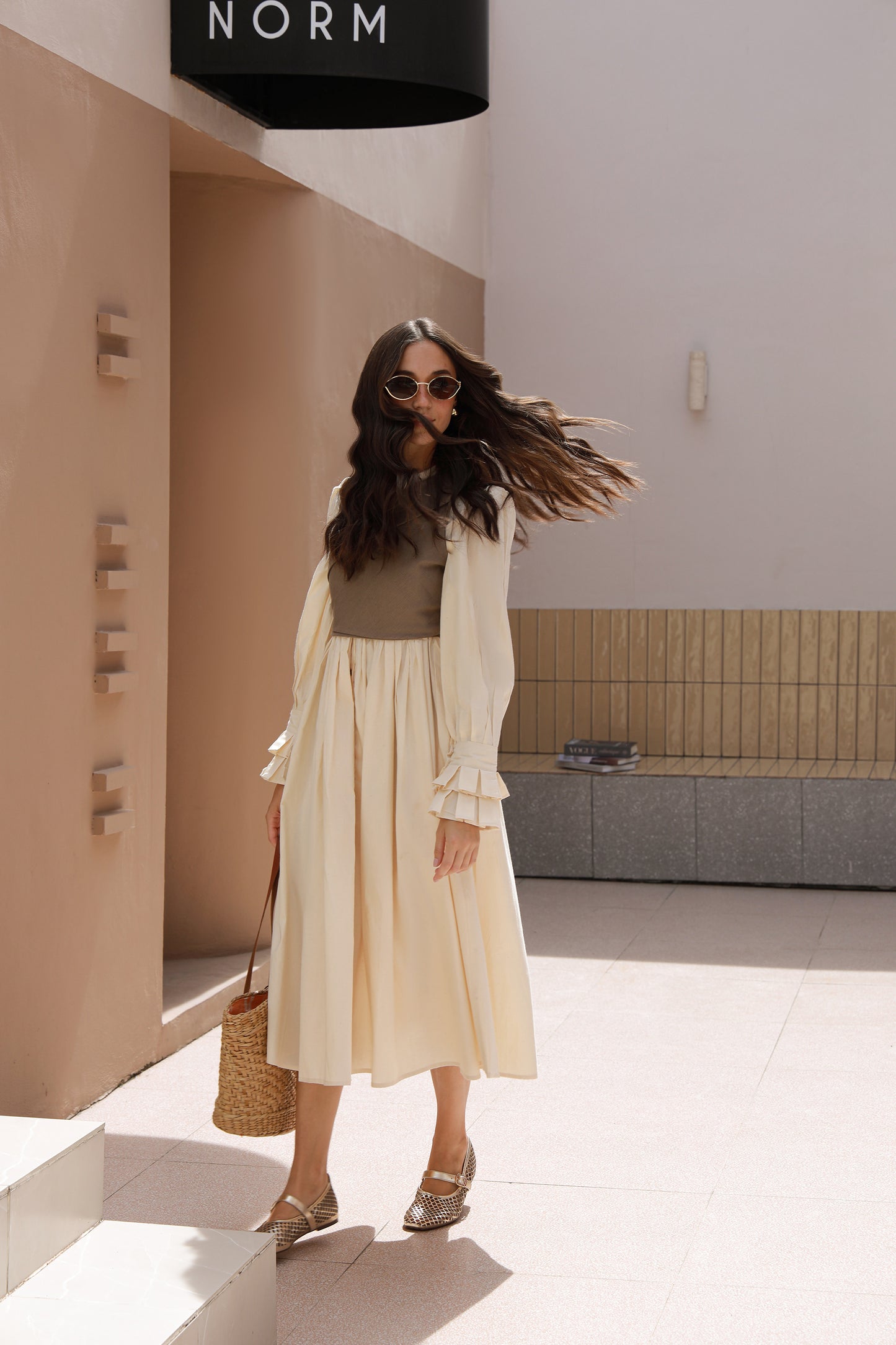 Autumn Charm Dress-Timeless by Waliya Noor