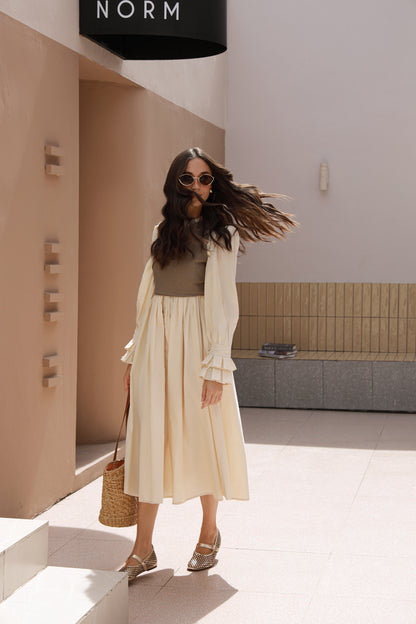 Autumn Charm Dress-Timeless by Waliya Noor