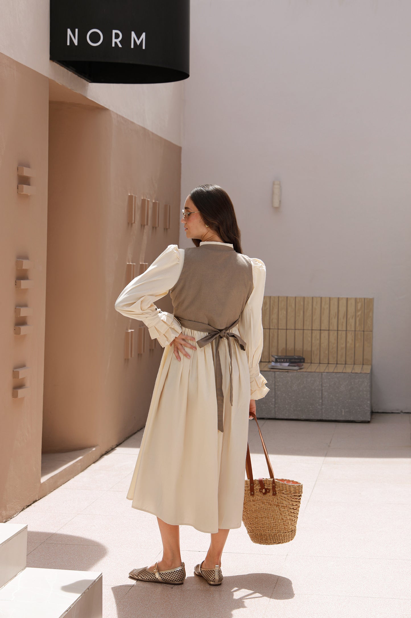 Autumn Charm Dress-Timeless by Waliya Noor