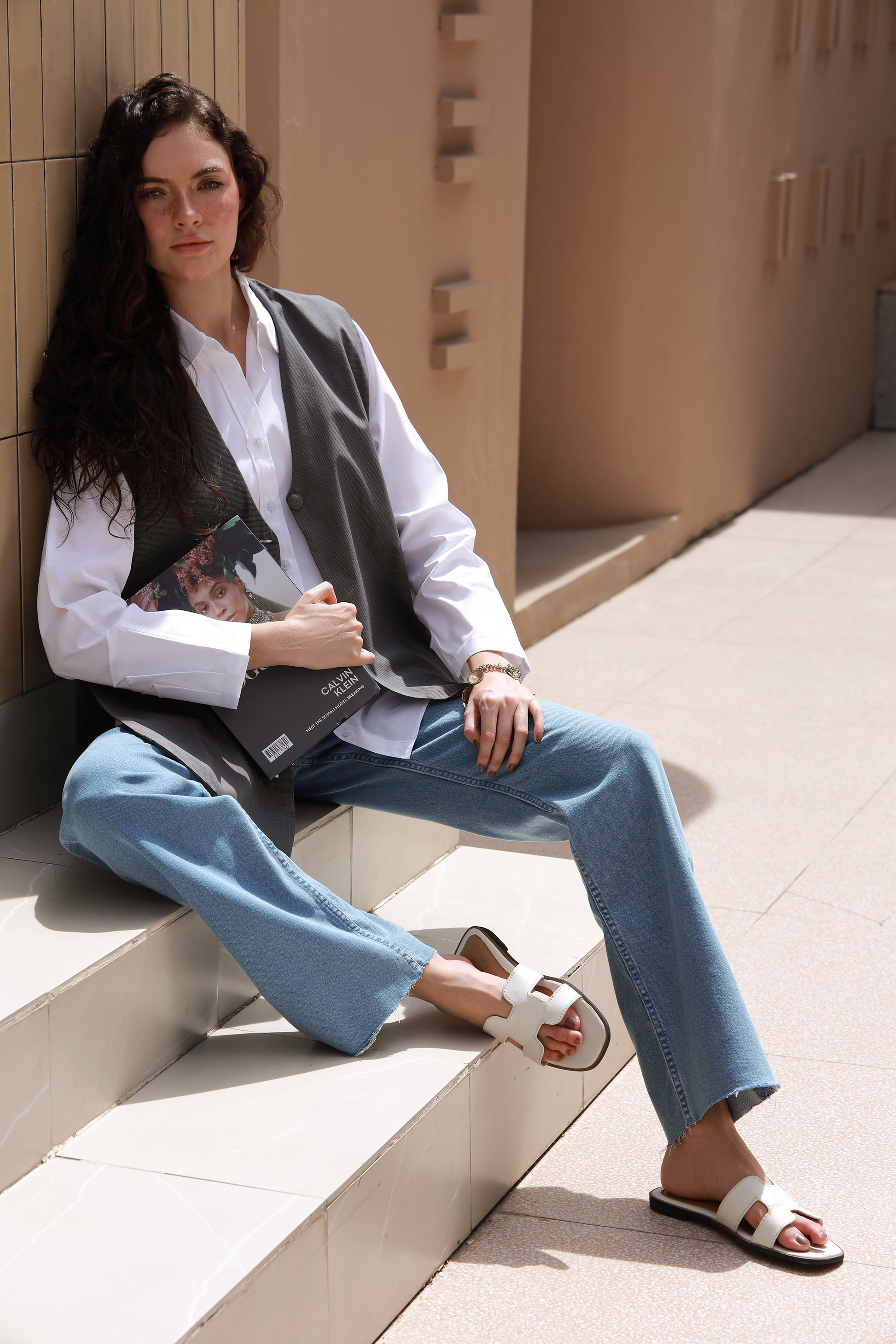 Grey Vibe Shirt-Timeless by Waliya Noor