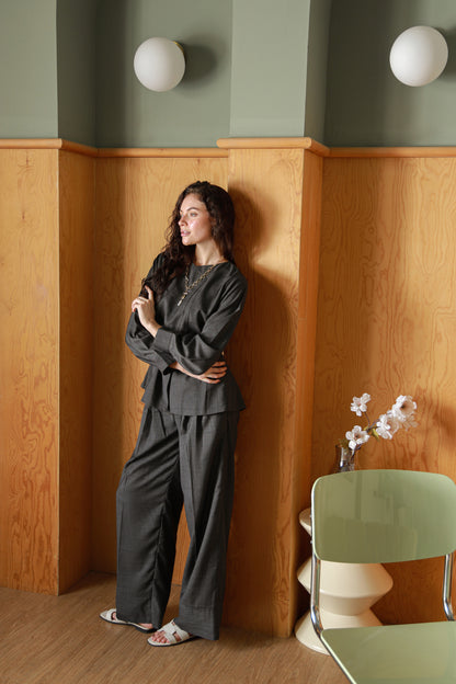 Grey Aura Set-Timeless by Waliya Noor