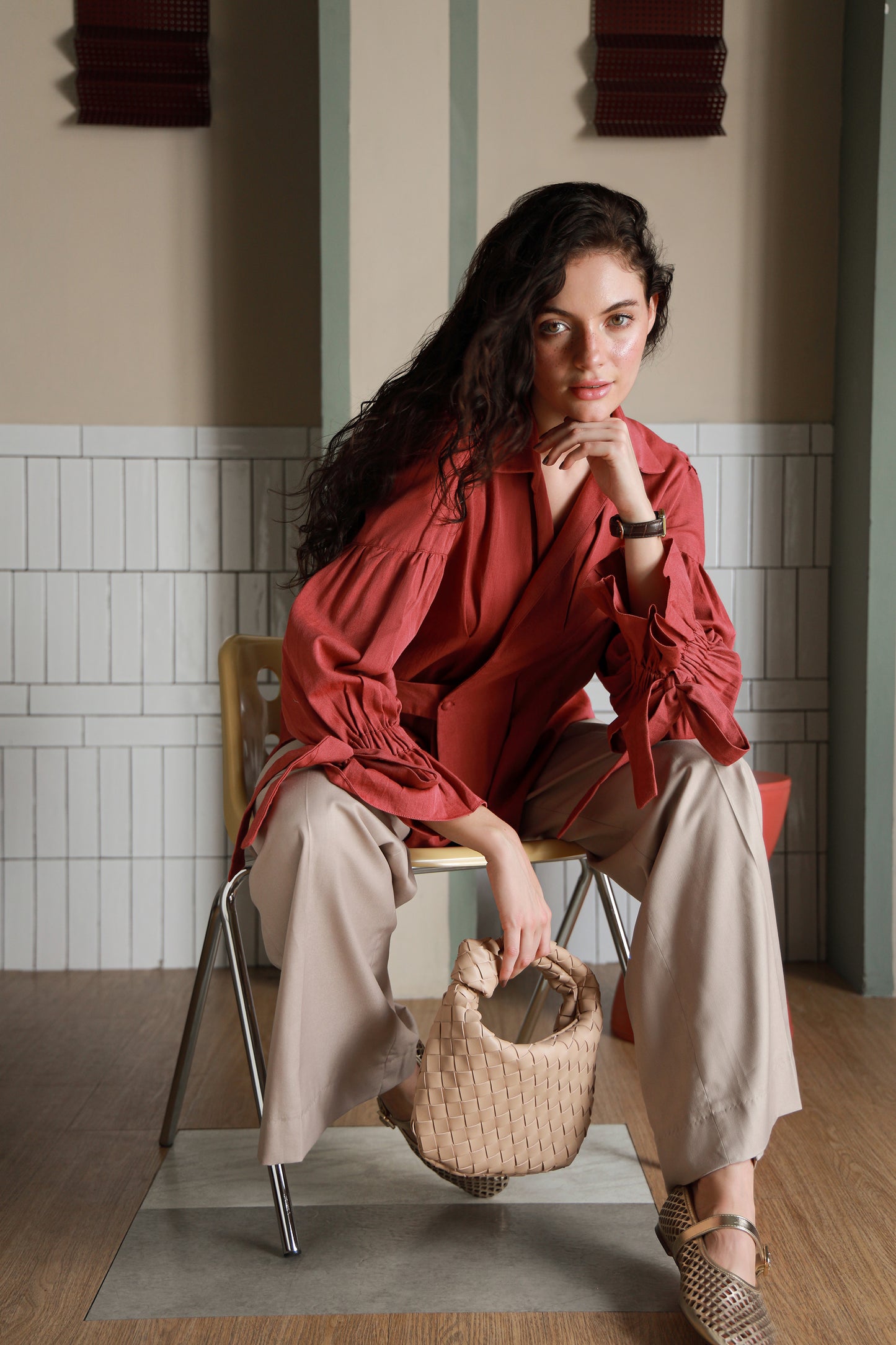 Rosewood Shirt-Timeless by Waliya Noor