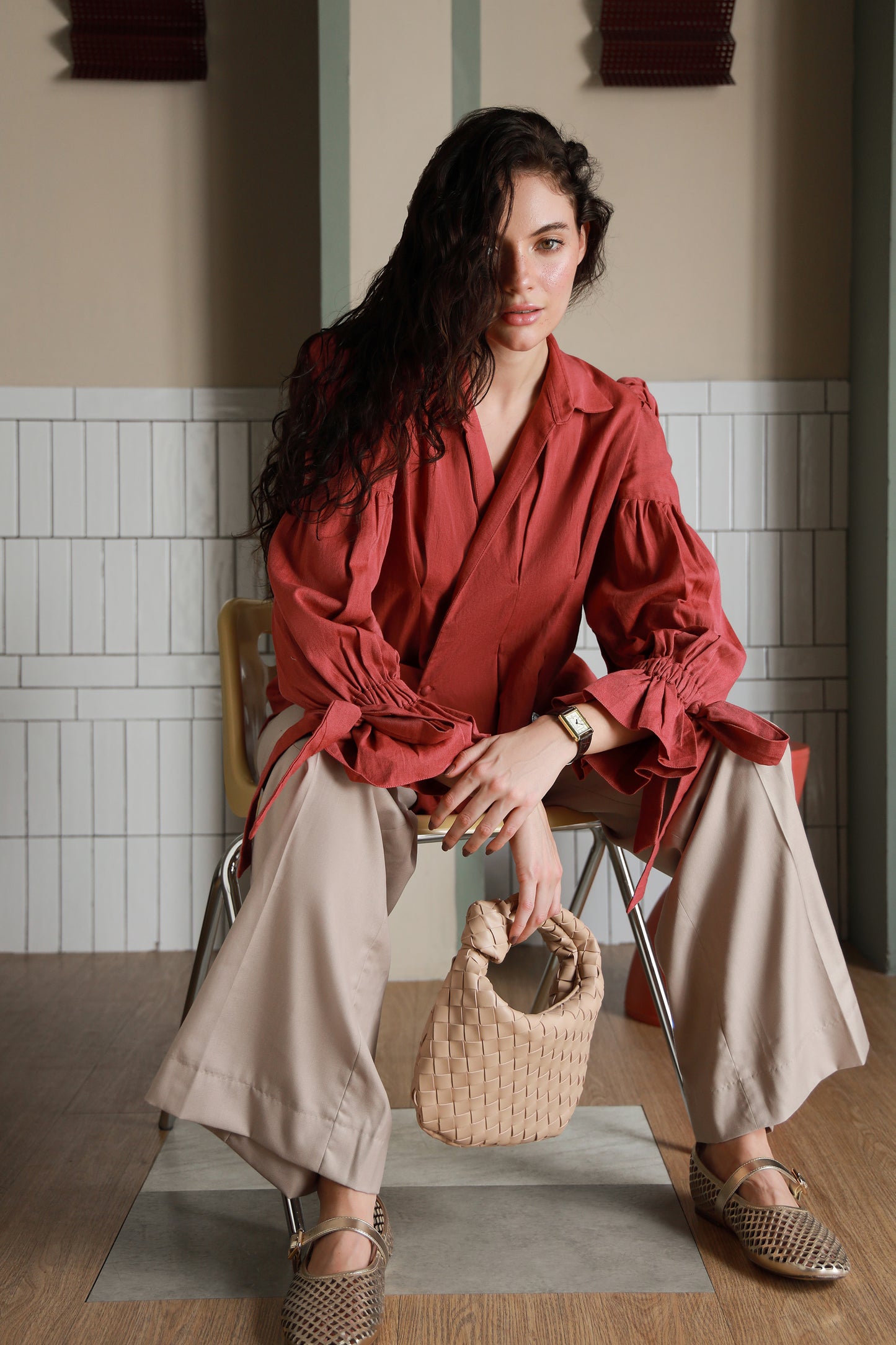 Rosewood Shirt-Timeless by Waliya Noor