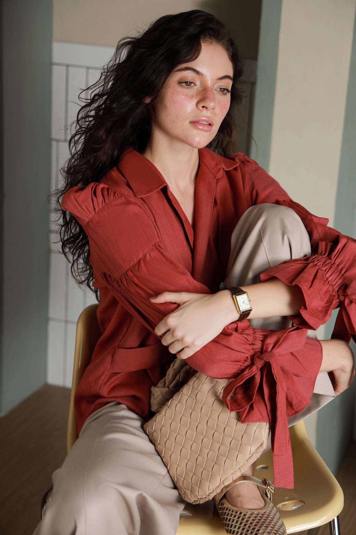 Rosewood Shirt-Timeless by Waliya Noor