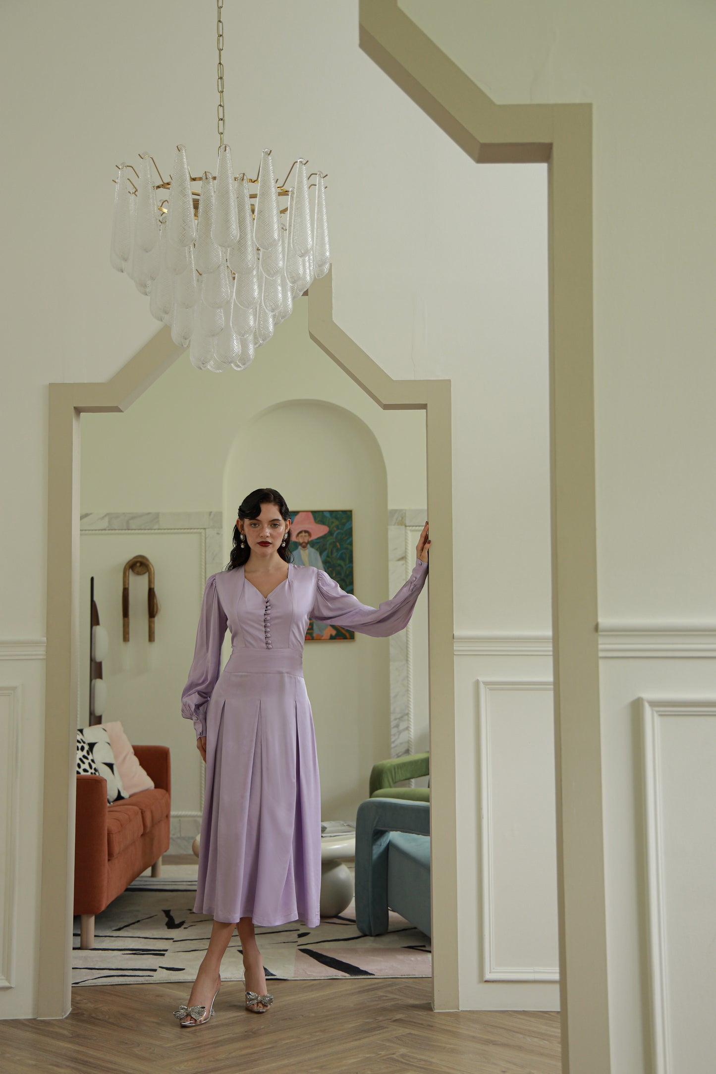 Royal Orchid Dress-Timeless by Waliya Noor