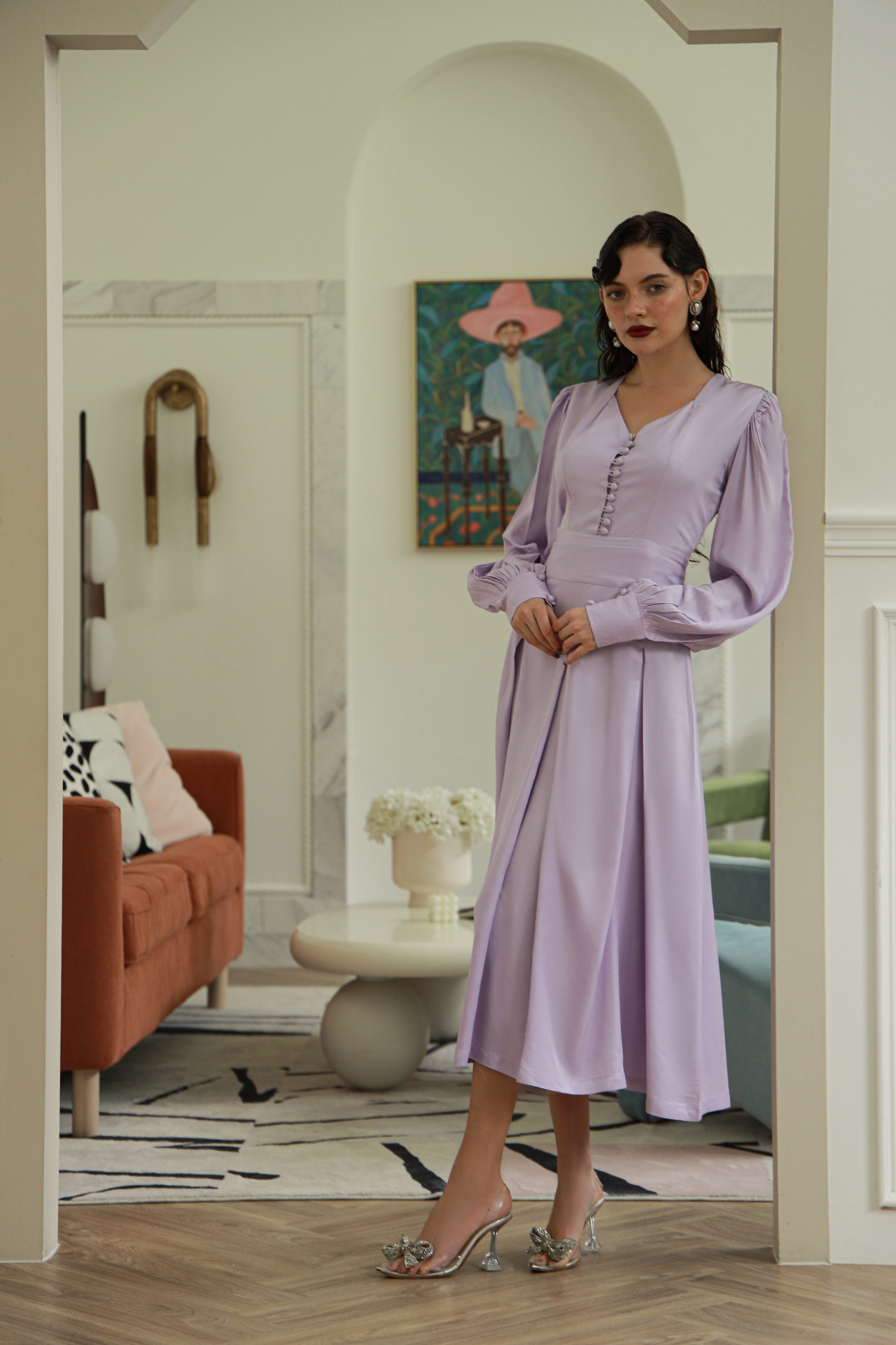 Royal Orchid Dress-Timeless by Waliya Noor