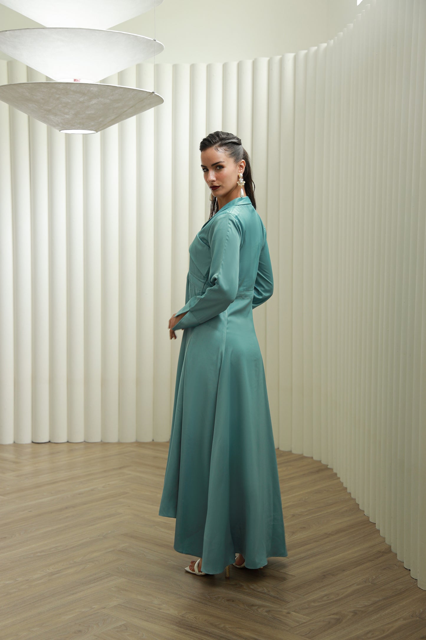 Ocean Dream Dress-Timeless by Waliya Noor