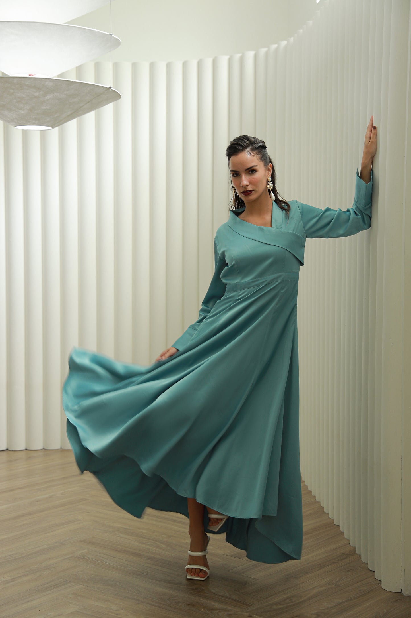 Ocean Dream Dress-Timeless by Waliya Noor