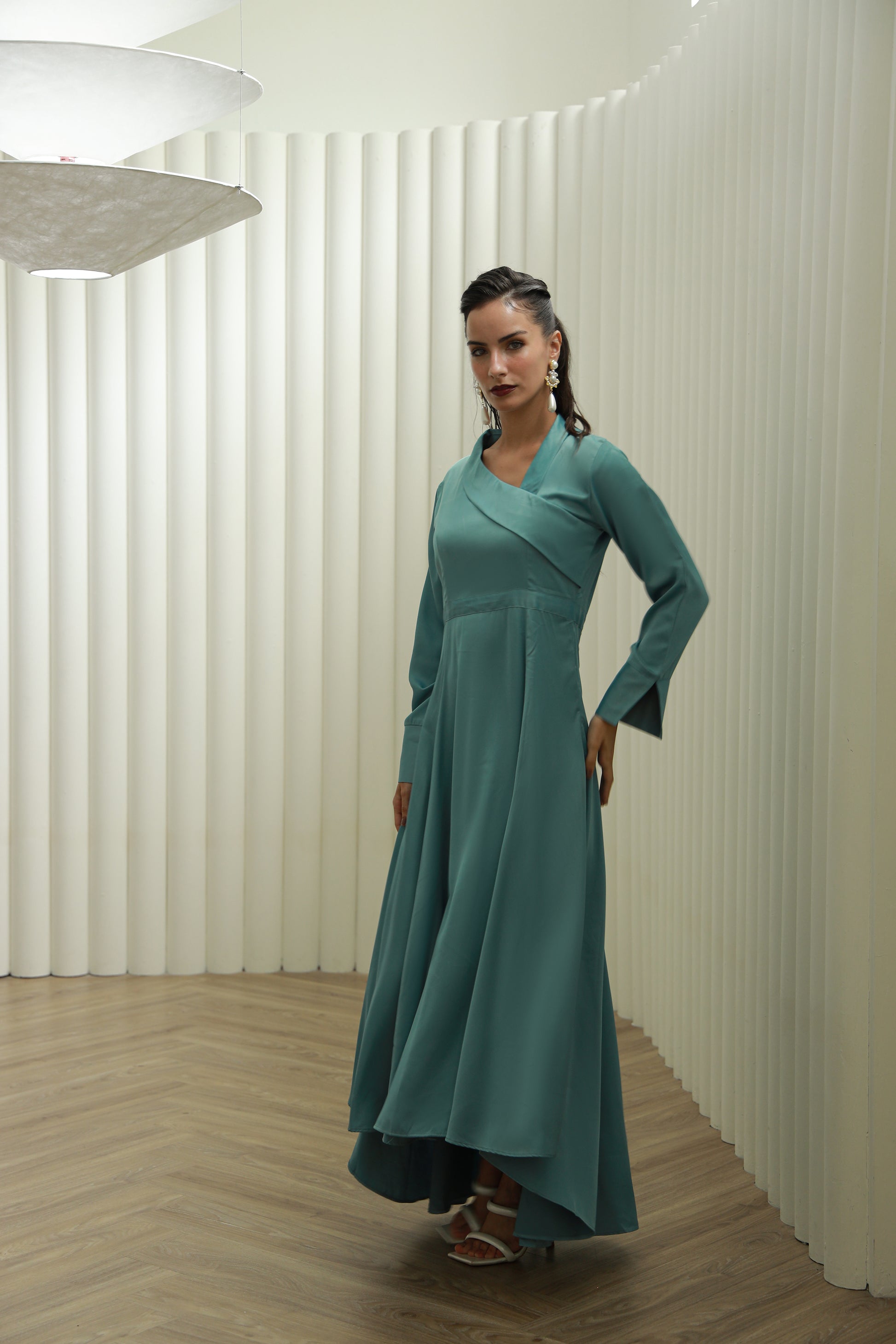 Ocean Dream Dress-Timeless by Waliya Noor