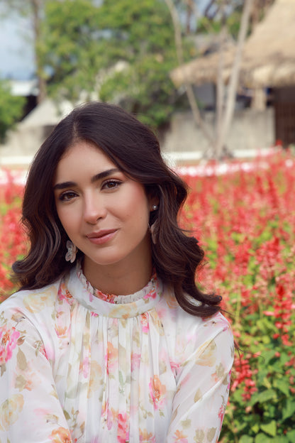 Buttercup Breeze Chiffon Dress