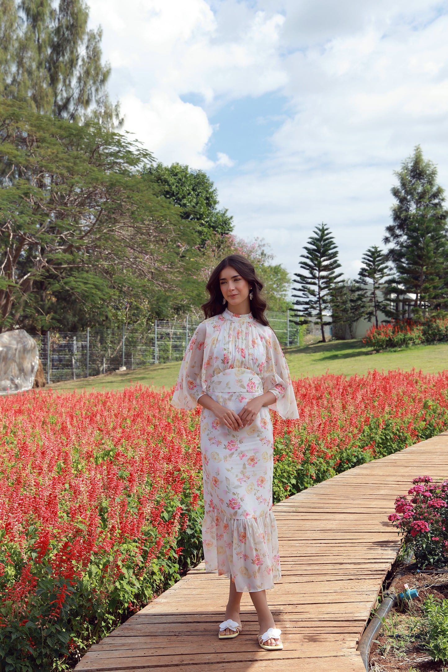 Buttercup Breeze Chiffon Dress