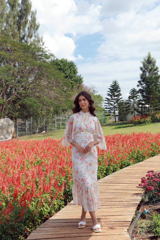 Buttercup Breeze Chiffon Dress