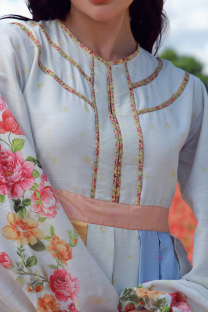 Peach Pink Bloom Dress
