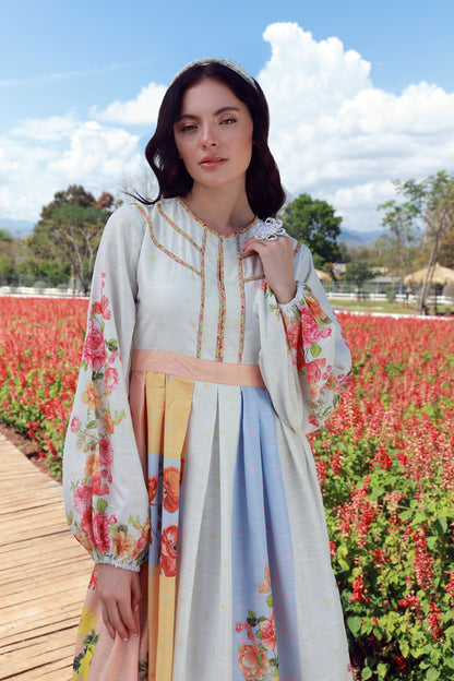 Peach Pink Bloom Dress