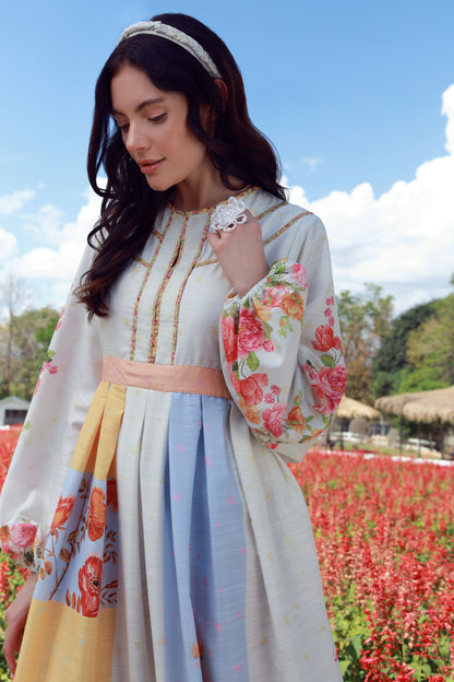 Peach Pink Bloom Dress