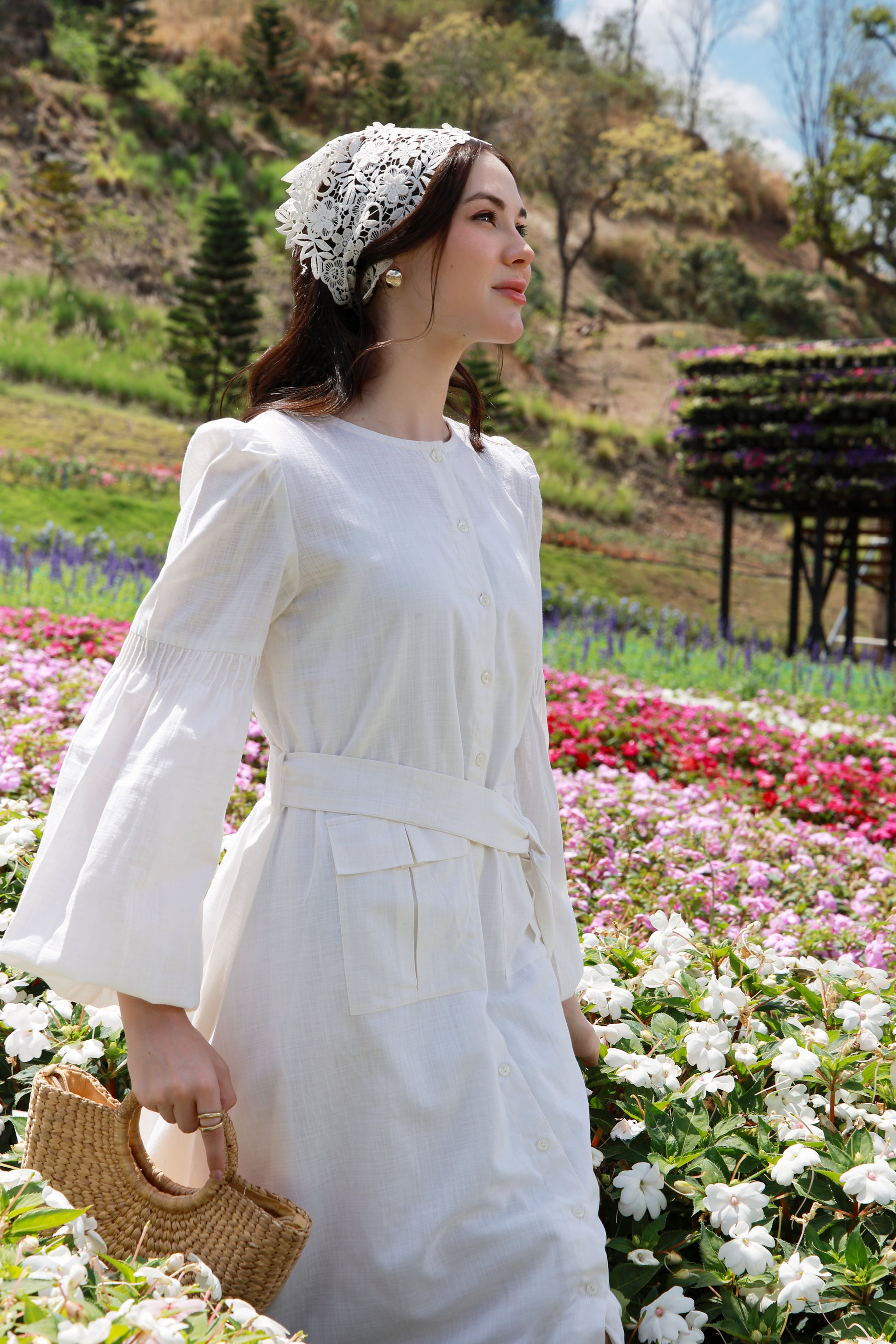 Sunday White Cotton Dress