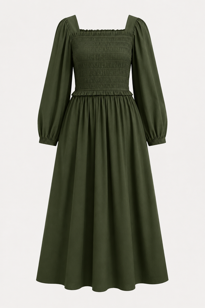 Sage Meadow Cotton Dress