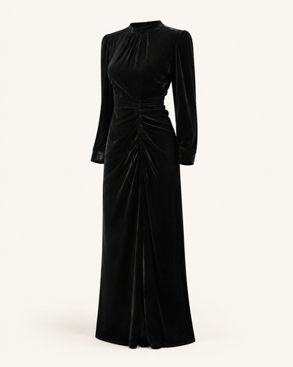 Noir Velvet Dress