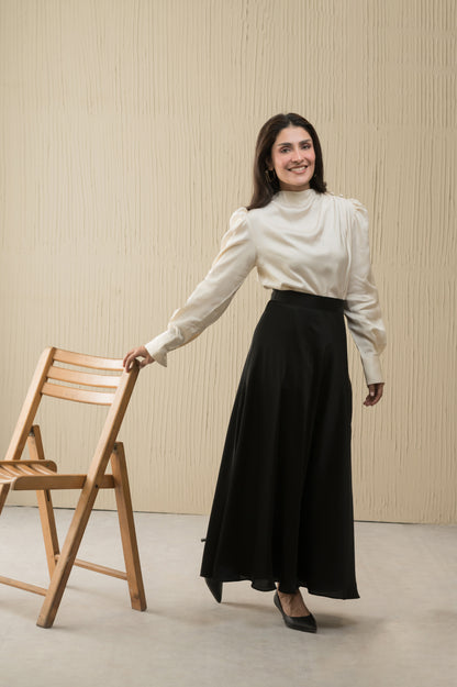Noir Flow (Black skirt only)-MLVEDA-Timeless by Waliya Noor