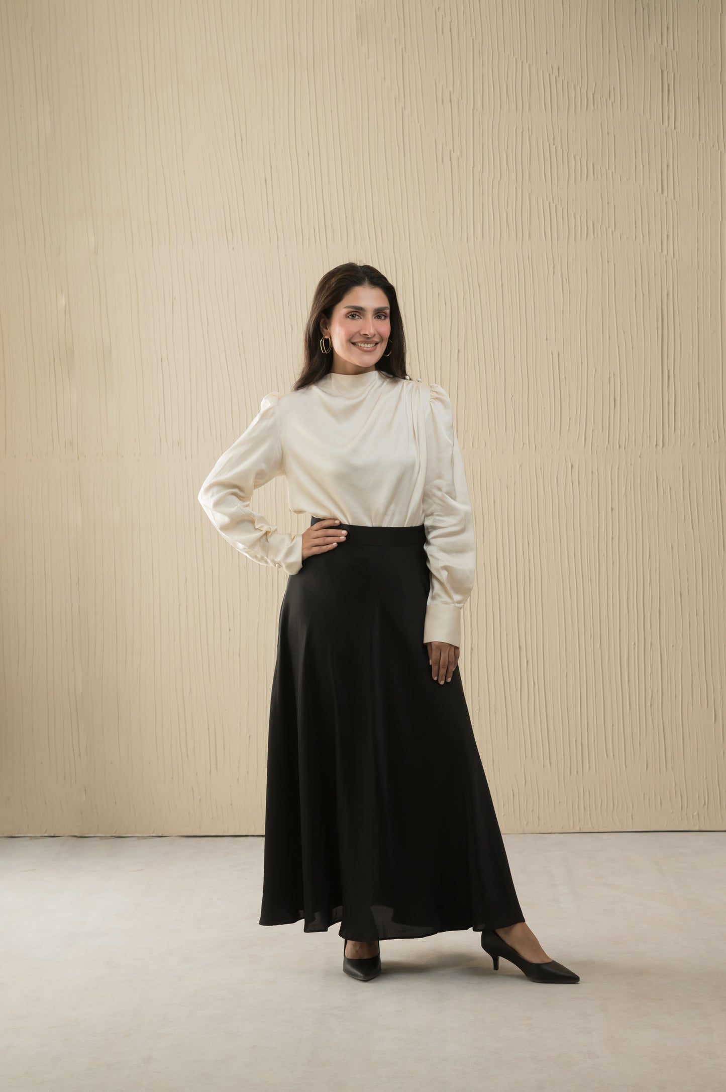 Noir Flow (Black skirt only)-MLVEDA-Timeless by Waliya Noor