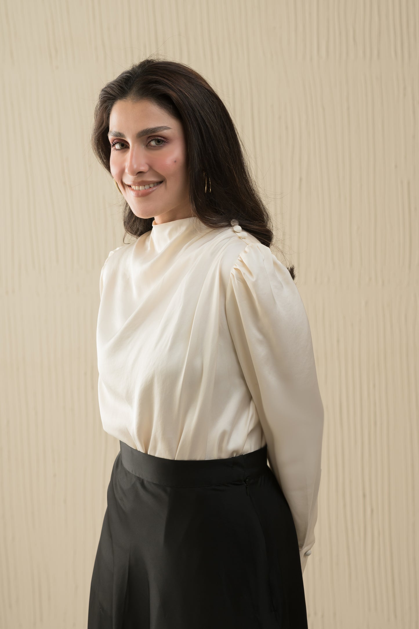 Moonlit Muse (Ivory shirt only)-MLVEDA-Timeless by Waliya Noor