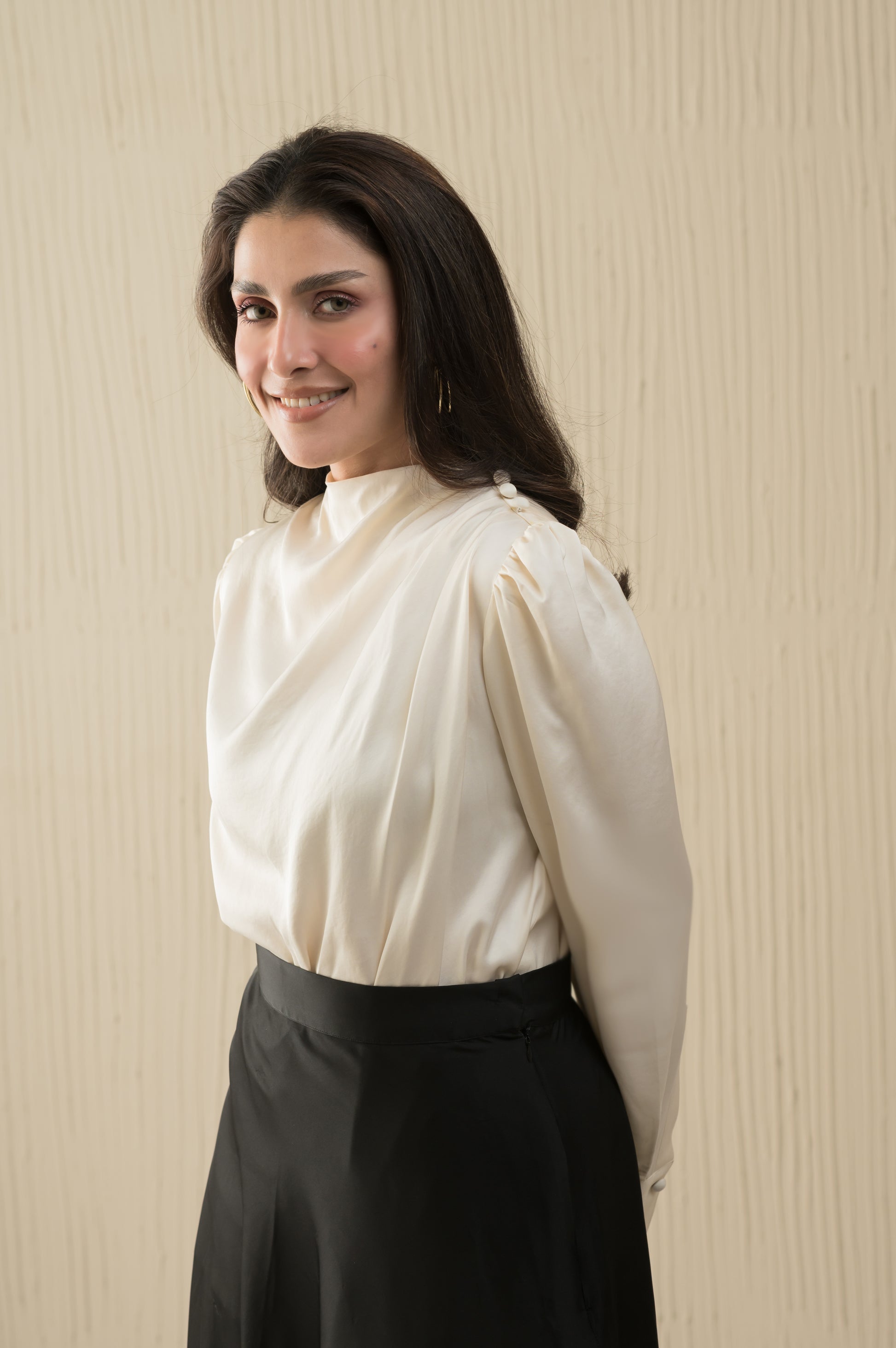 Moonlit Muse (Ivory shirt only)-MLVEDA-Timeless by Waliya Noor