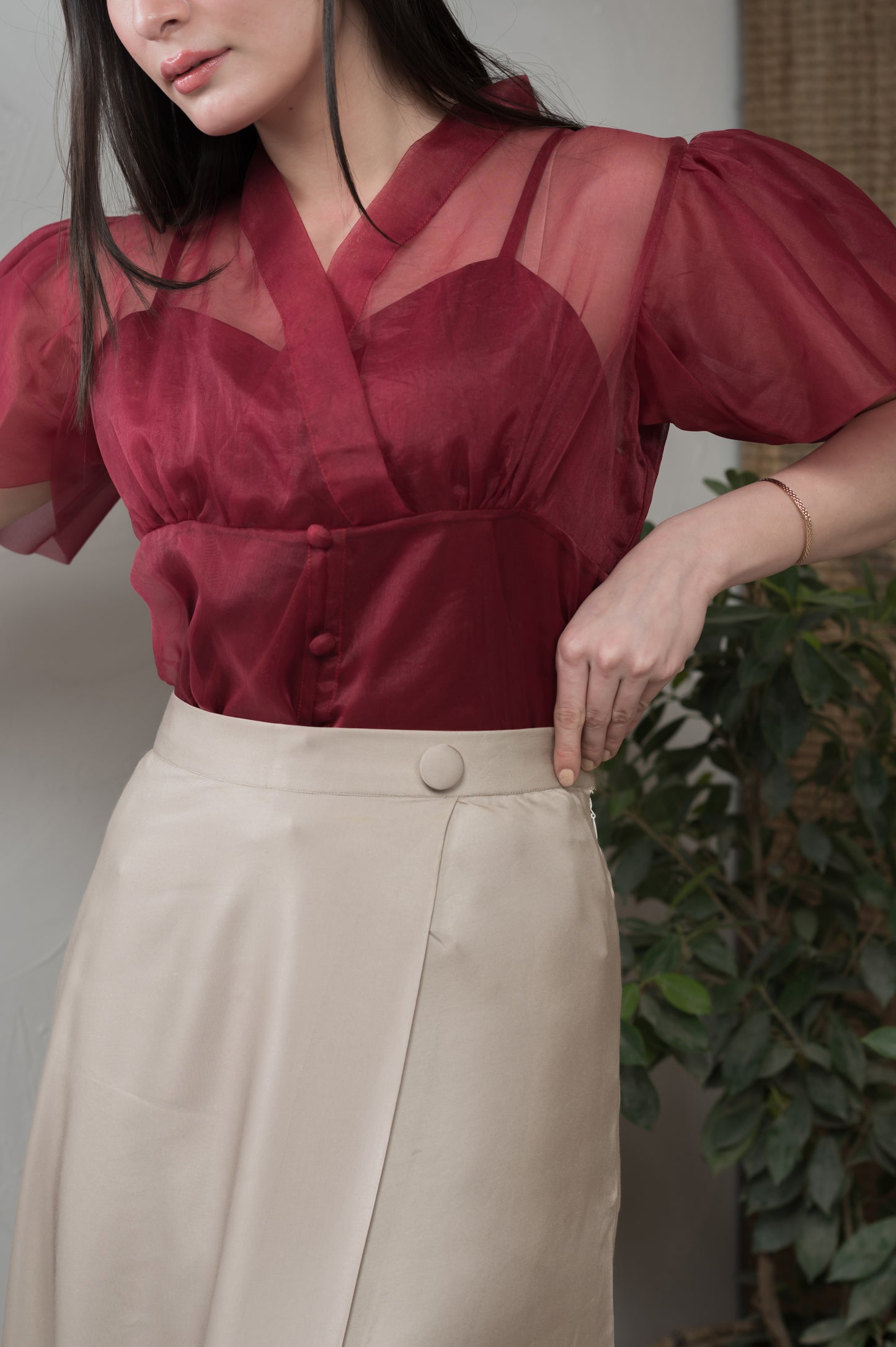 Overlap Muse (Skirt only)-MLVEDA-Timeless by Waliya Noor