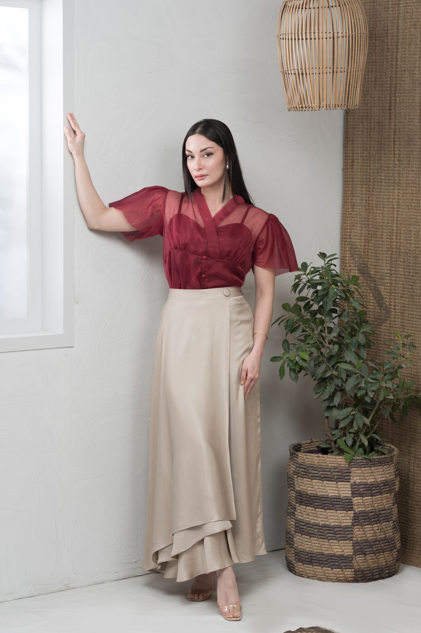 Overlap Muse (Skirt only)-MLVEDA-Timeless by Waliya Noor