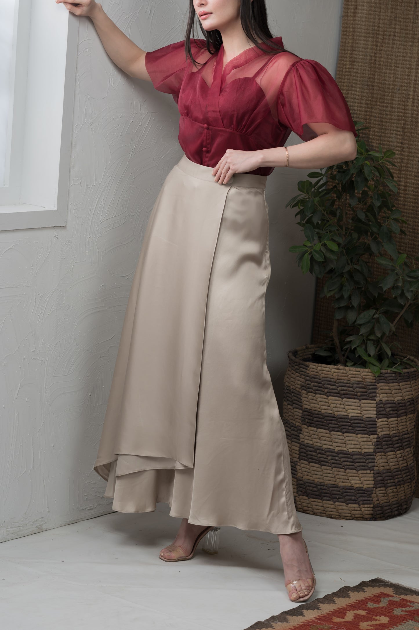 Overlap Muse (Skirt only)-MLVEDA-Timeless by Waliya Noor