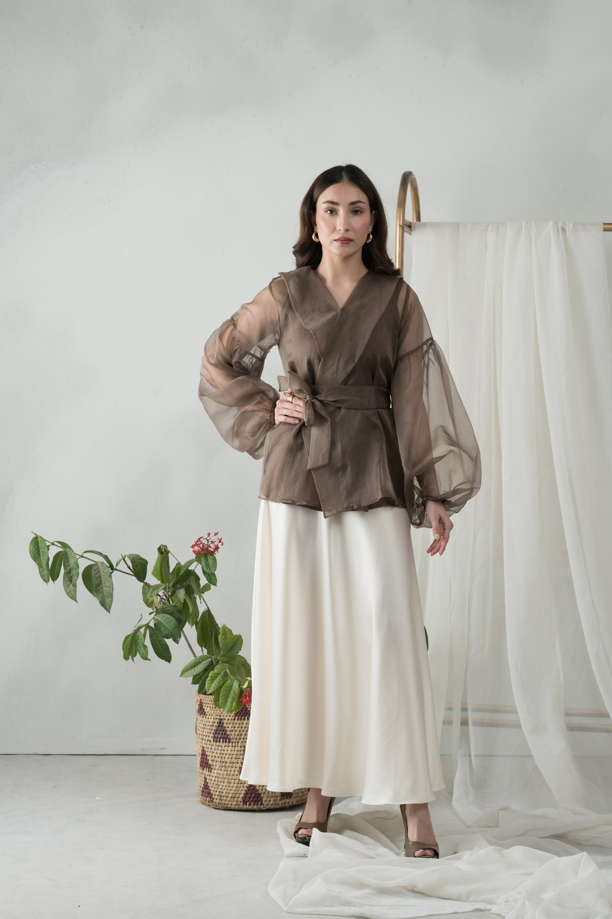 Frosted Silk (Skirt only)-MLVEDA-Timeless by Waliya Noor