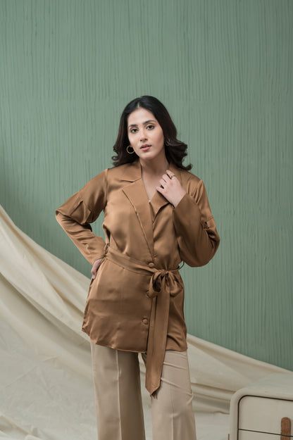 Silken Trench-MLVEDA-Timeless by Waliya Noor