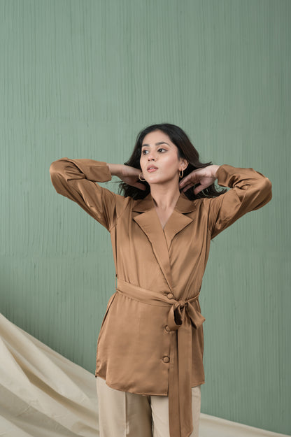Silken Trench-MLVEDA-Timeless by Waliya Noor