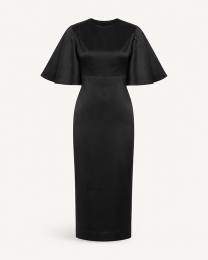 Celine black silk dress outfit-only