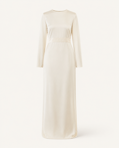 Sangria ivory dress outfit-only ghost mannequin
