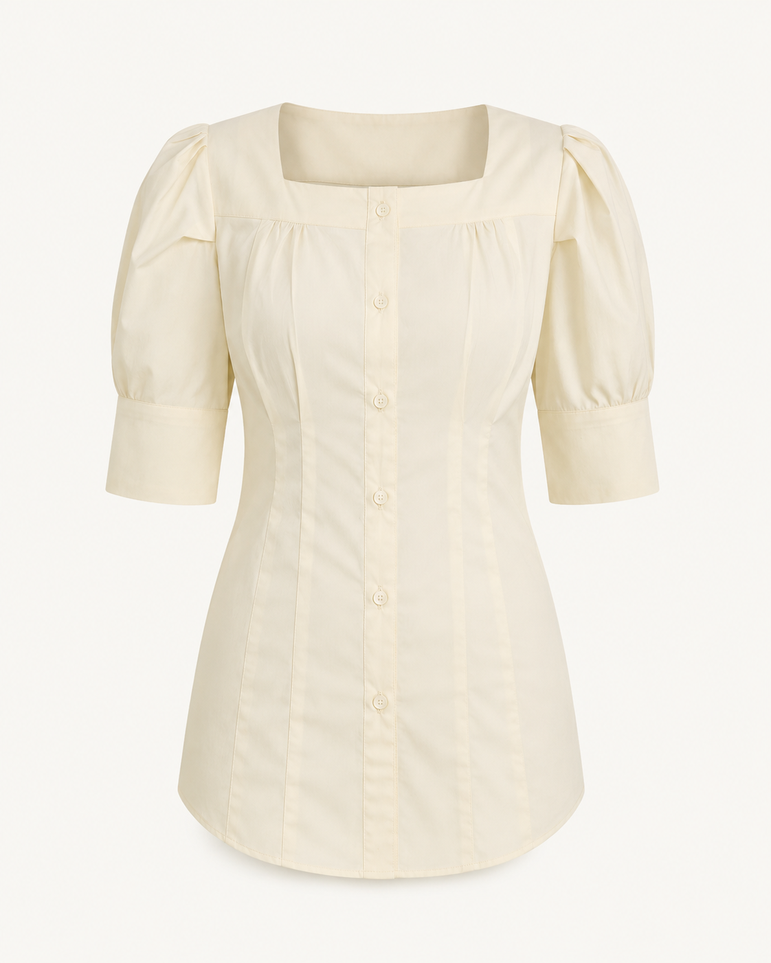 Sunbeam pastel yellow cotton shirt - outfit only