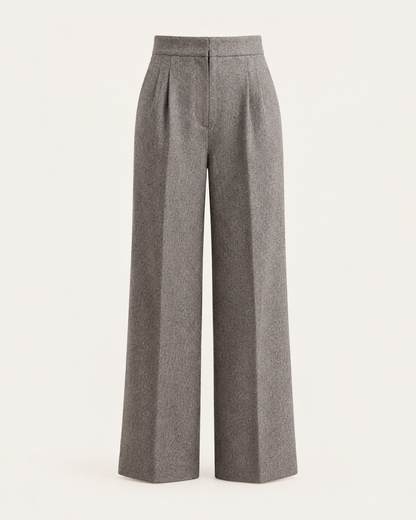 The Formal Edit grey wool pants outfit-only product image