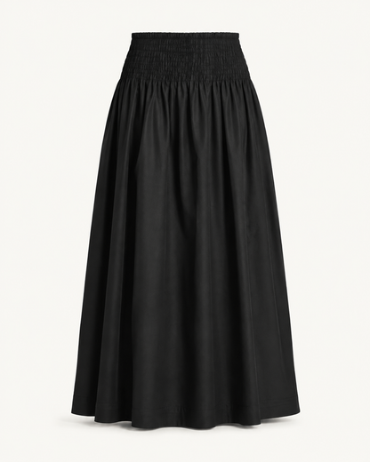 Urban Black full-length cotton skirt - outfit only